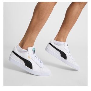 Worn Youth Puma Basket Tennis Shoes #puma #basket #casual #staple